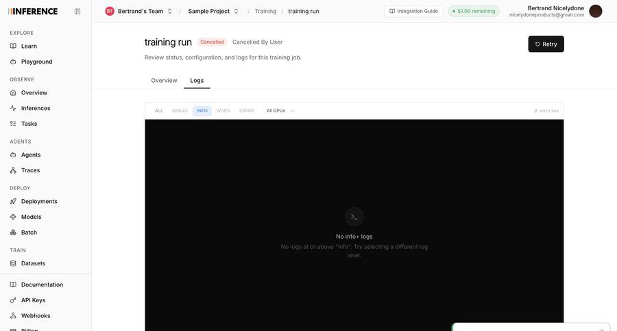 Inference
				settings ui page example
