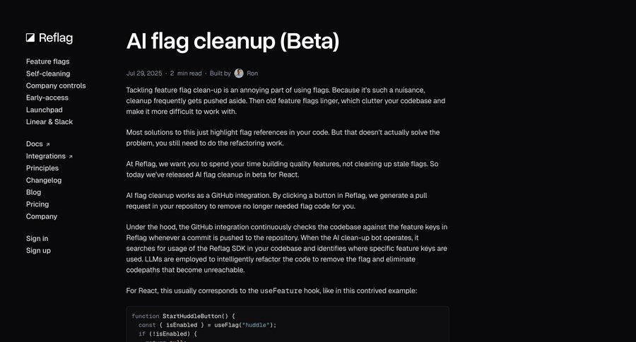 Reflag
				article ui page example