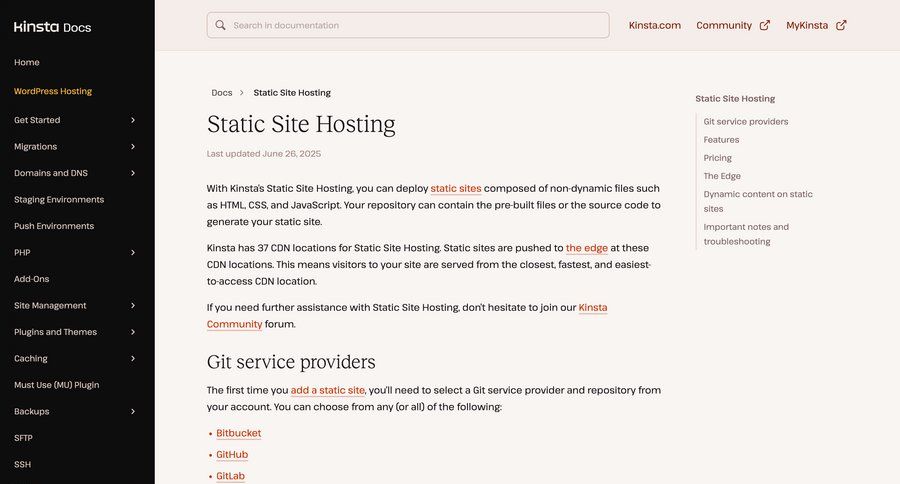 Kinsta
				article ui page example