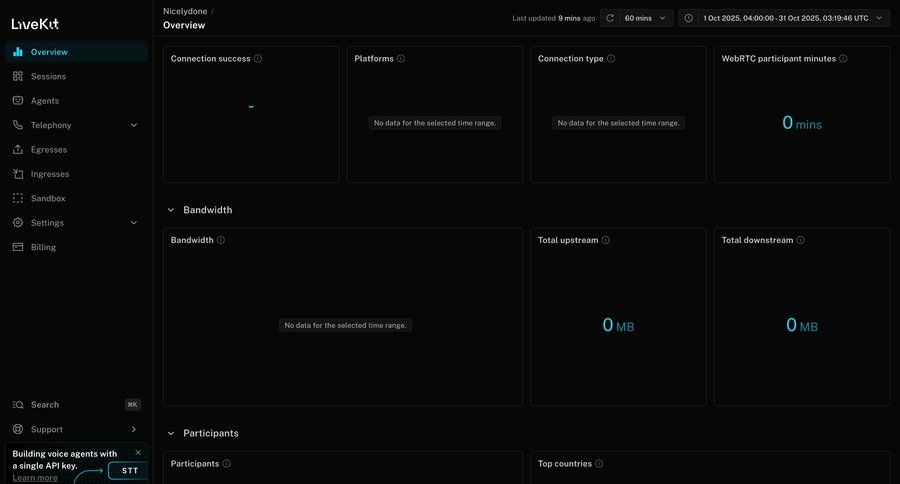 Livekit
				collection ui page example