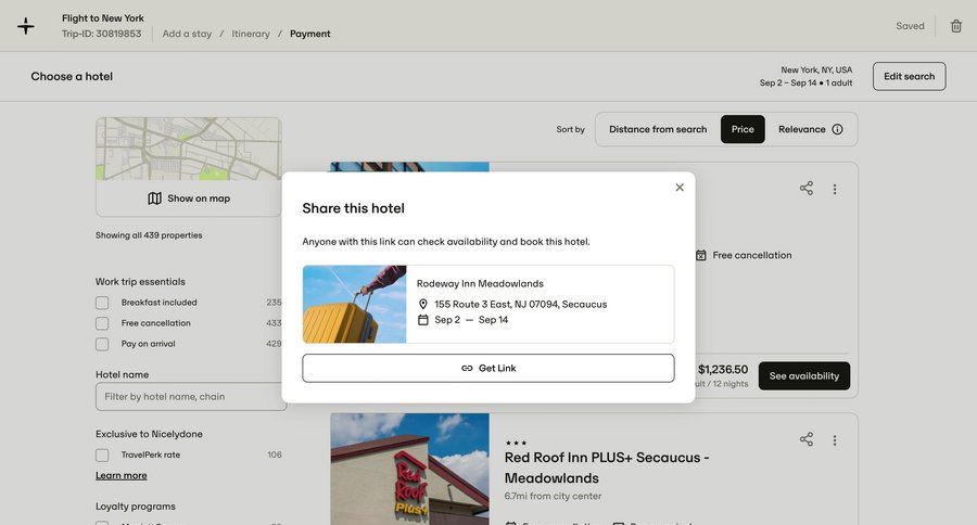Travelperk
				share ui page example