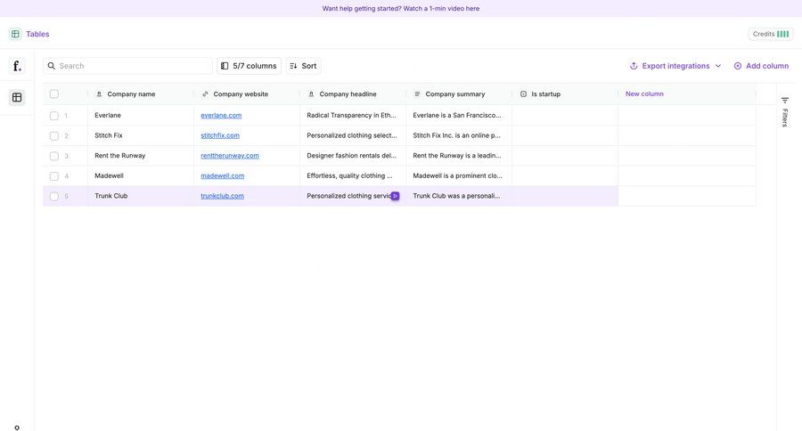 Freckle
			 data management e-commerce data export data analysis data display data entry table search bar data grid data integration ui page example