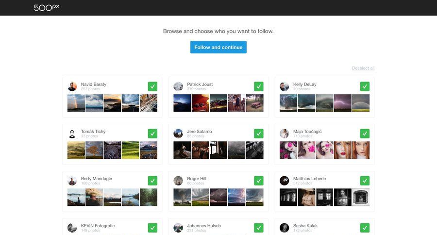 500px
				onboarding page example