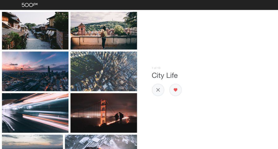 500px
				onboarding page example