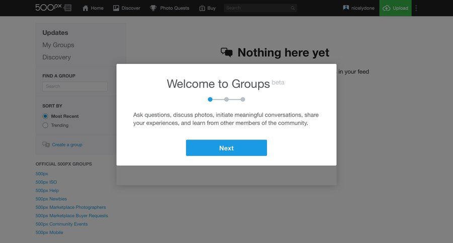500px
				modal & popover page example