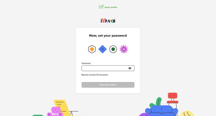 Mural
				signup page example