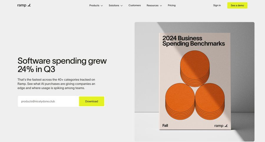 Ramp
			article product page education program editorial blog post news article article feature article download report pricing calculator ui page example