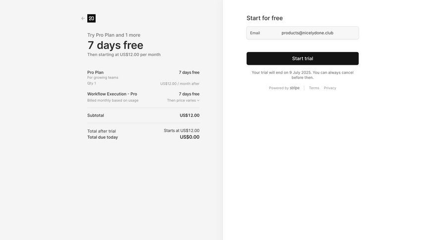 Twenty
				checkout ui page example