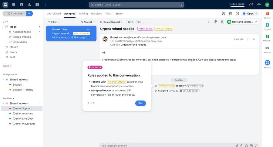 Front
			 modal screen e-commerce sidebar navigation grid tagging email management email content hierarchy inbox task communication communication chat messages chat interface conversational ui page example