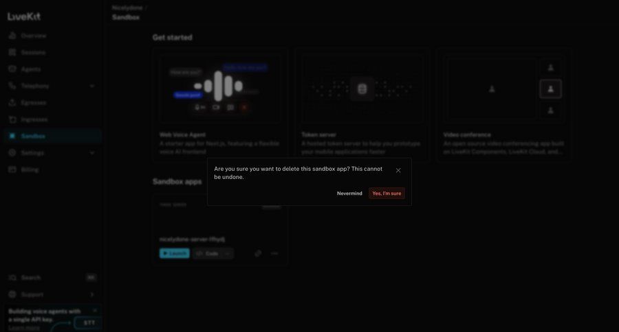 Livekit
				modal & popover ui page example