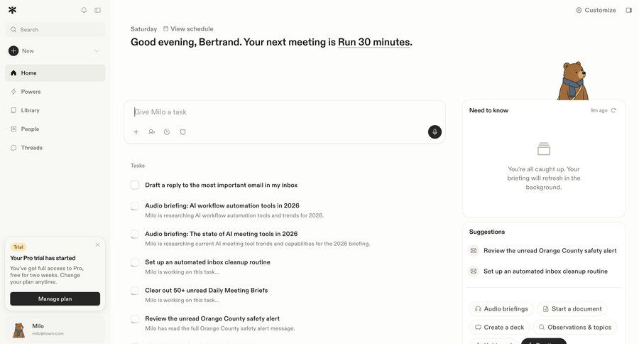 Town
			 workflow automation trial banner ui page example