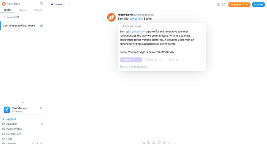 Typefully
			       ux ui design