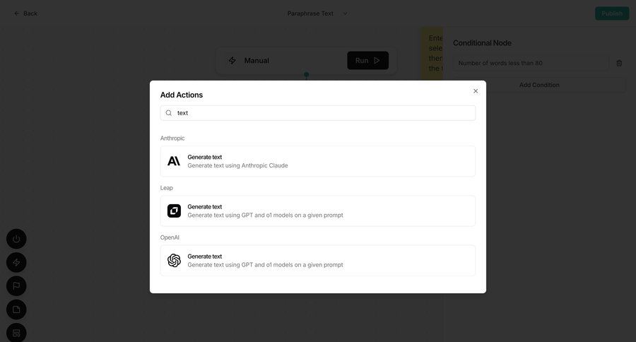 Leap
			 ux ui design