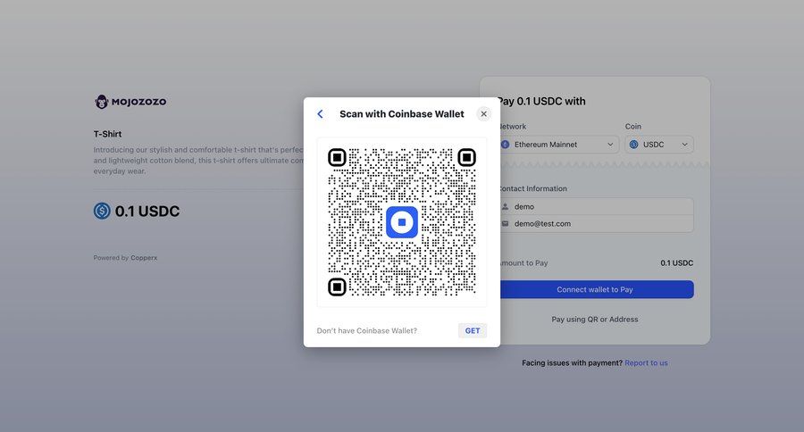 Copperx
				modal & popover page example