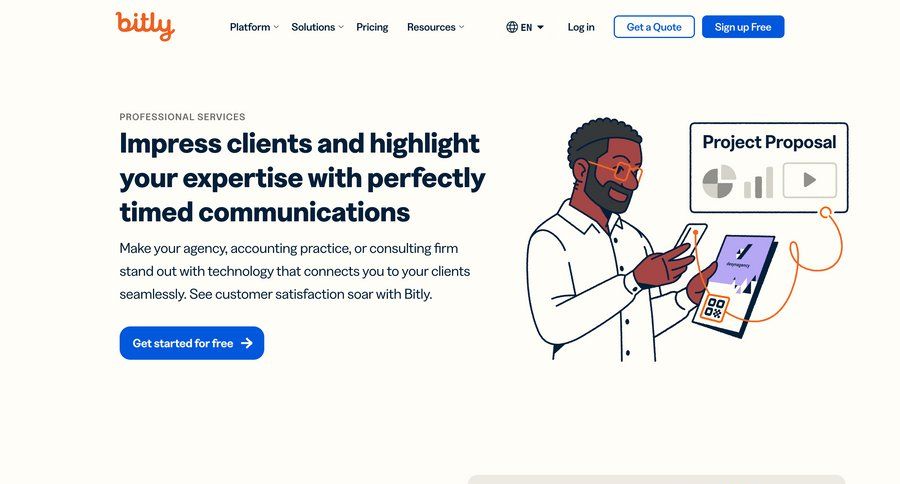 Bitly
			 image gallery media gallery testimonials order tracking news feed ui page example