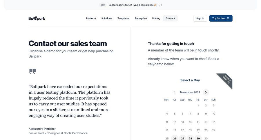 Ballpark
			 product update contact us alternatives marketing website design enterprise enterprise settings ui page example