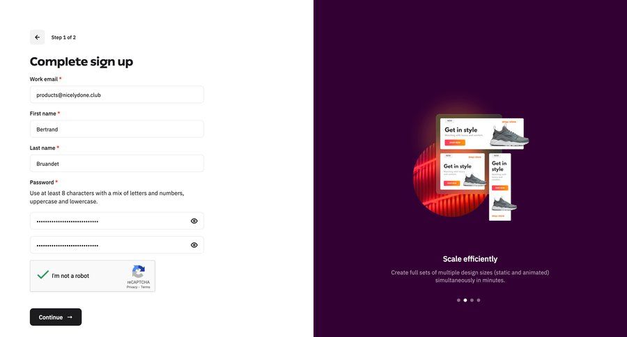 Creatopy screen example