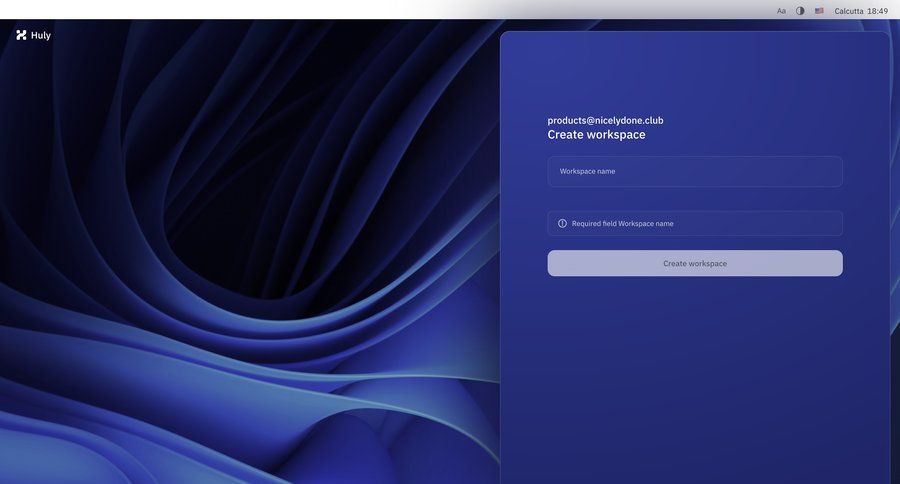 Huly
				create ui page example