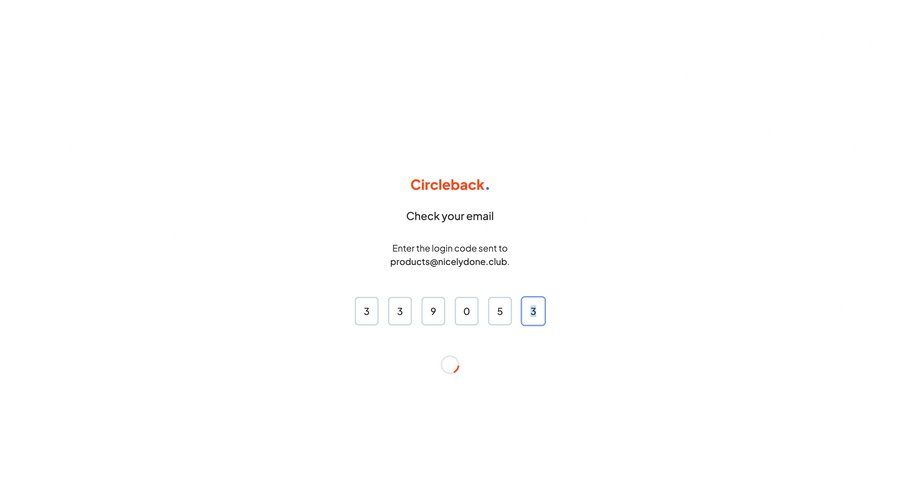 Circleback
			  ux ui design