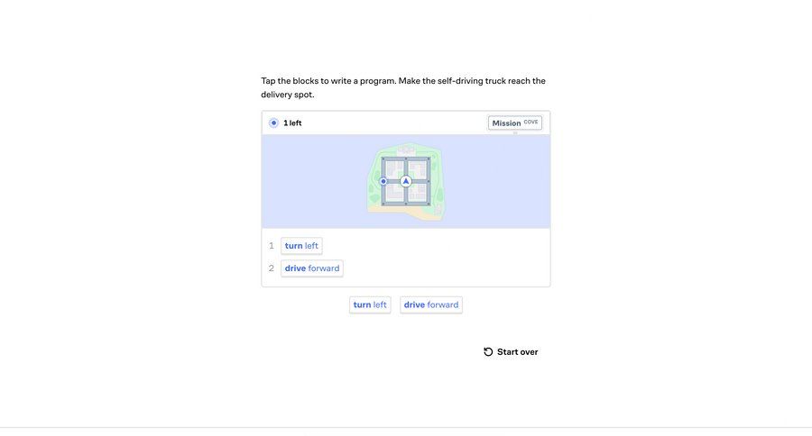 Brillant
			 drag and drop instructions ui page example