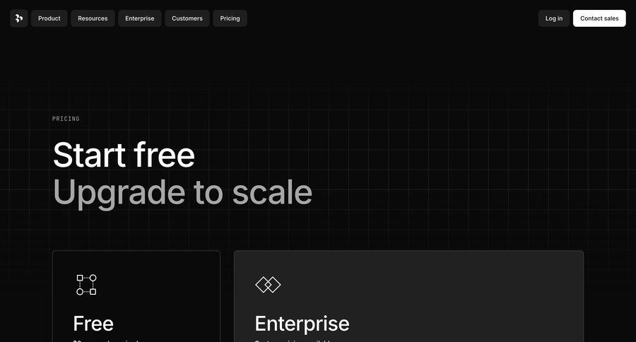 Dovetail
				plans & pricing ui page example