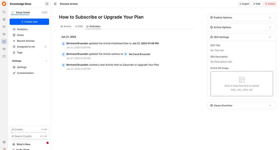 FeatureOS
			 content management sidebar navigation file upload knowledge base upload image accordion ui page example