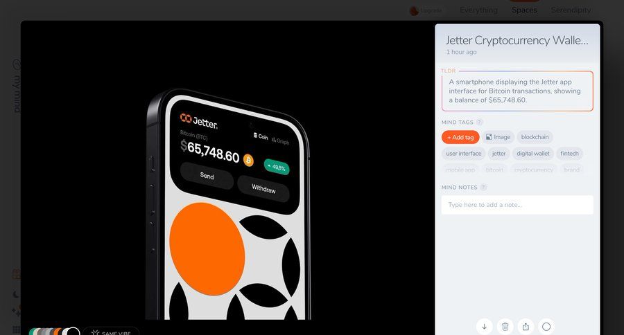 Mymind
			 delete fintech tagging rounded corners download mobile transaction history ui page example