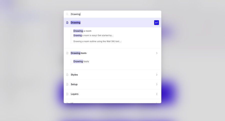 Rayon
			 doc documentation docs search suggestions autocomplete suggestion ui page example