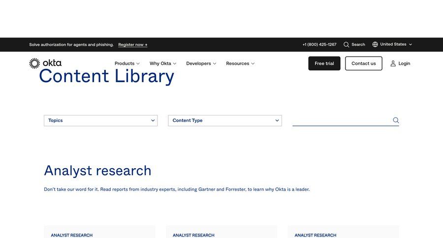 Okta
				content ui page example