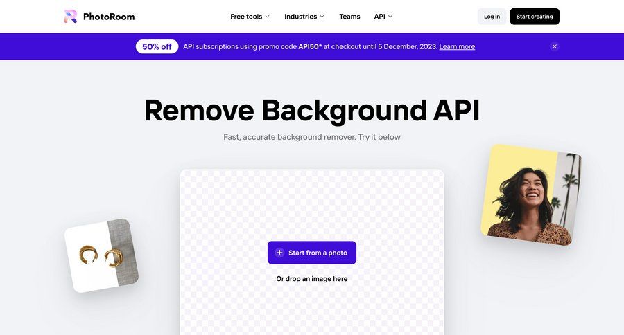 Photoroom
			 trial checkout buy credits free templates photo gallery features case studies ui page example