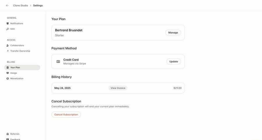 Delphi
				billing settings ui page example