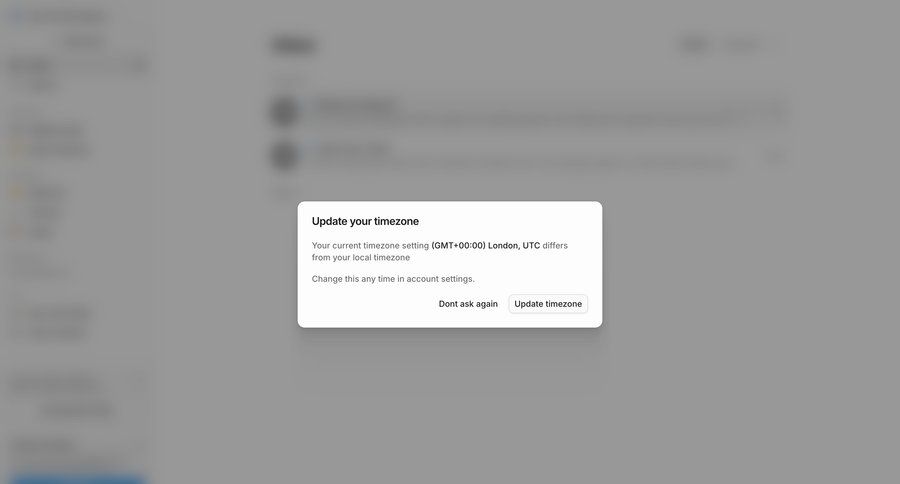 Cushion
			 localization settings modal ui page example