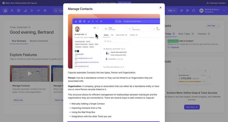 Capsule
			 content hierarchy search bar ui page example