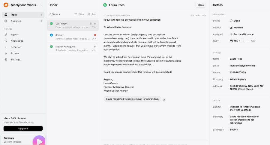 Lemni
			 sidebar navigation email management email inbox radio group task communication call intelligence sidebar information page detail view item details info view communication not found page not found conversational ui page example