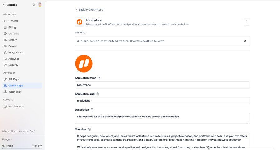 Dub
			 configuration settings form workspace settings progress indicator account settings application management case studies modern ui page example