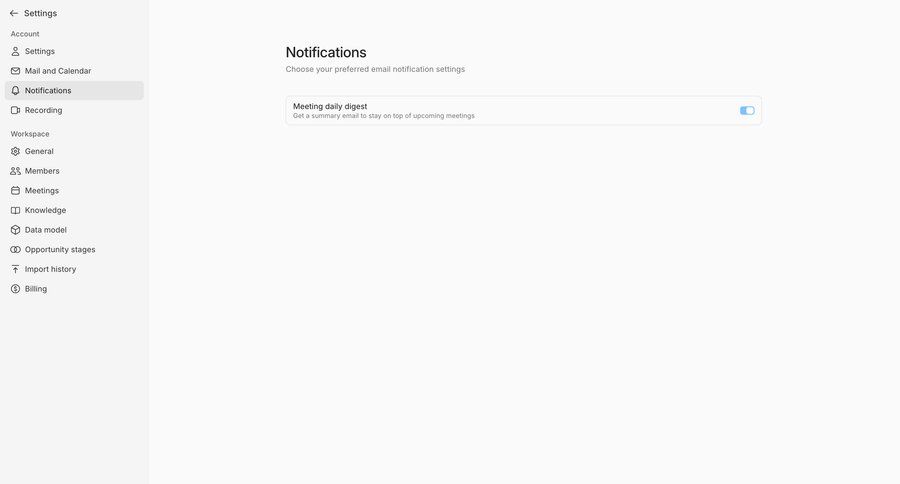 Lightfield
				notification settings ui page example