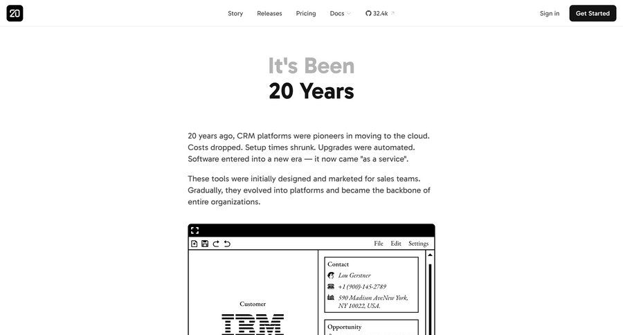 Twenty
				article ui page example