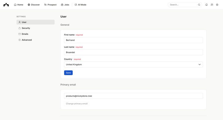 The org
			 settings account management form account setup user settings account deletion password management email security user profile ui page example
