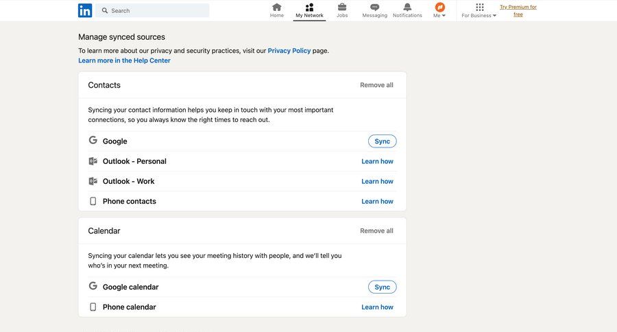 Linkedin
			 data management settings import data calendar management wizard user profile data import import file import tool import wizard ui page example