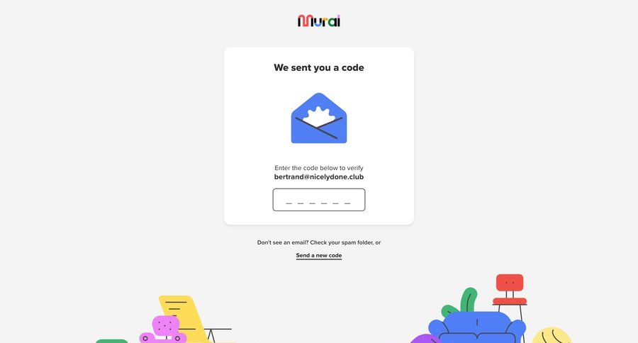 Mural
				verification page example