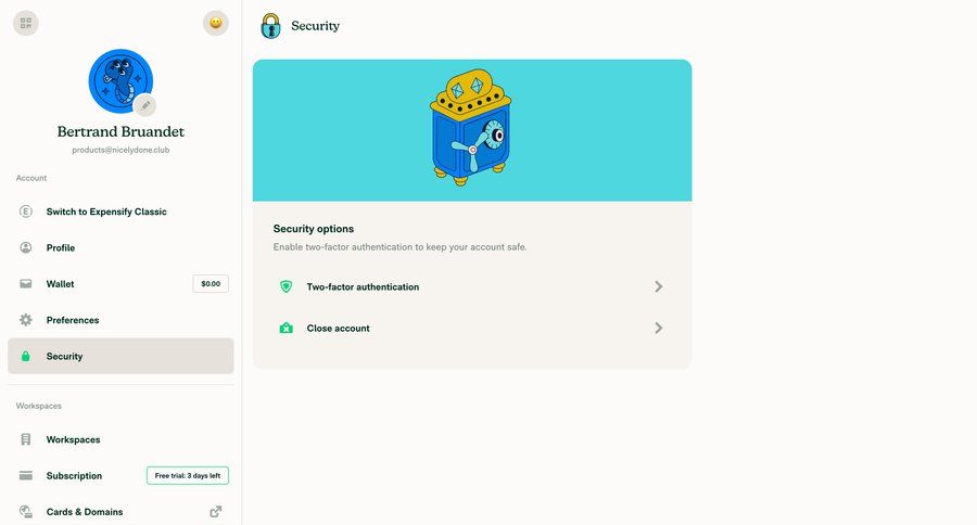 Expensify
			       ux ui design
