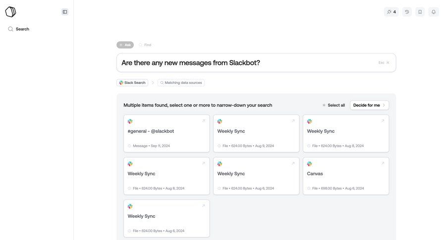 Qatalog
			 grid research messages search results ui page example