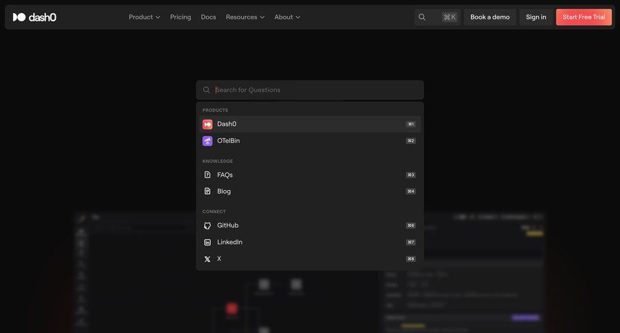 Dash0
				modal & popover ui page example