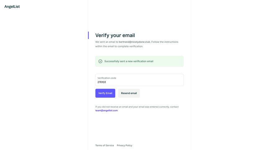 Angellist
				signup page example