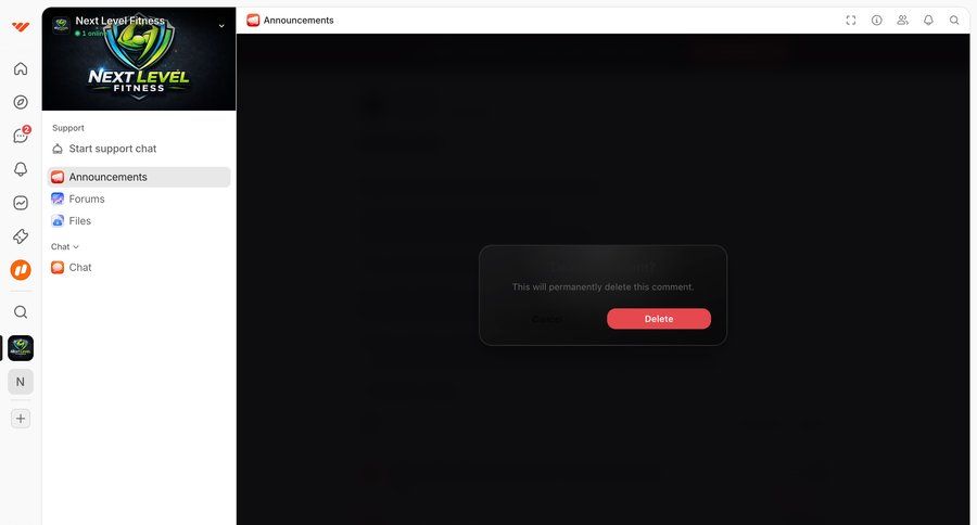 Whop
				modal & popover ui page example