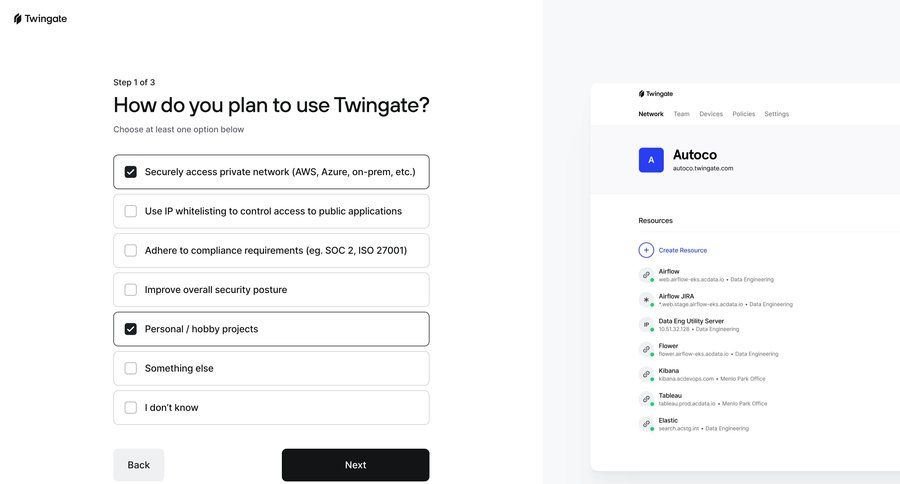 Twingate
			         ux ui design