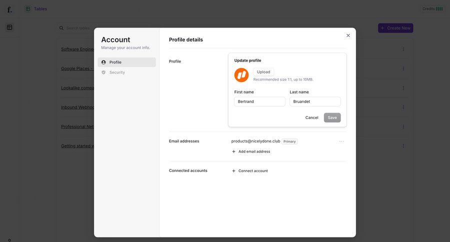 Freckle
			 settings account management form account setup profile settings account settings file upload save changes user profile avatar upload ui page example