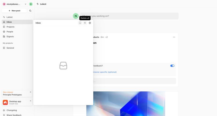 Campsite
			 task management modal screen team collaboration dashboard sidebar navigation project management form notification management inbox management inbox sidebar system notification push notification notification center communication tip ui page example