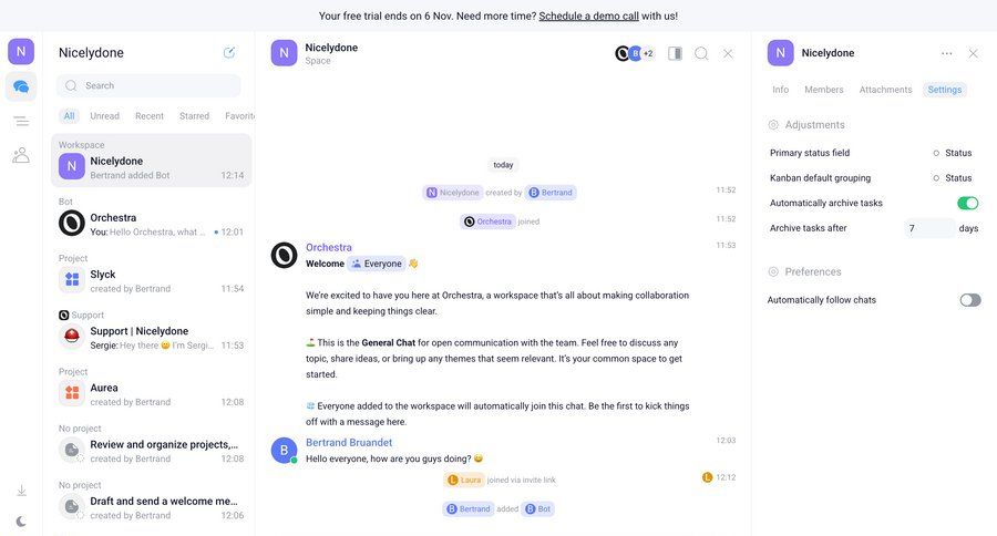 Orchestra
				settings ui page example