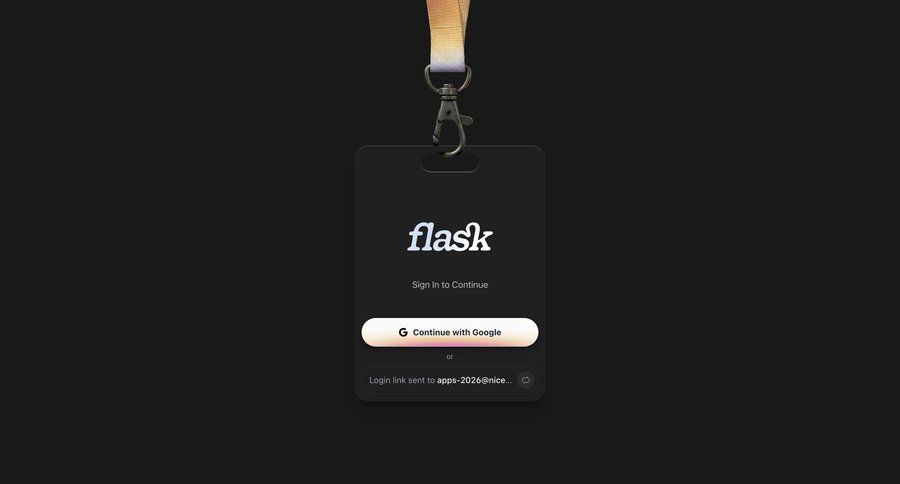 Flask
			signin information state authentication sign in modern dark theme user authentication security message ui page example